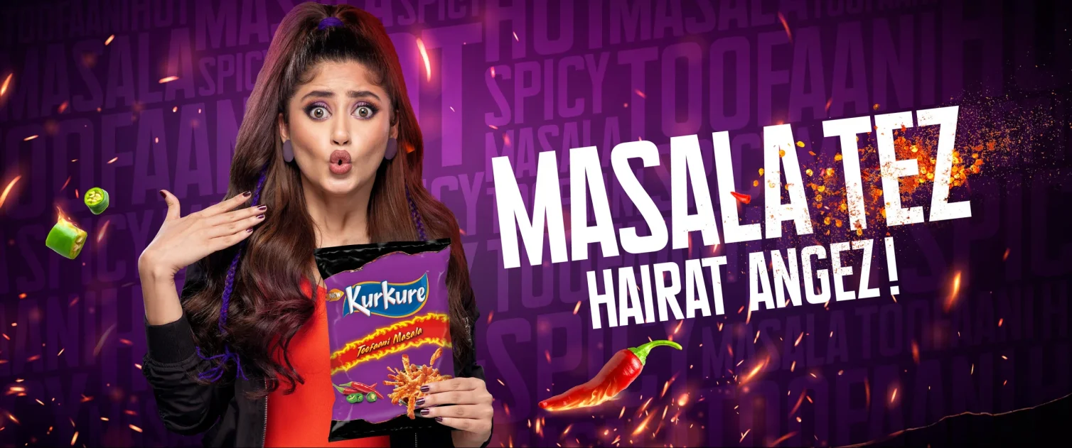 017-360 campaign Chilli CHIPS PACKAGING digital Kurkure Snacks Design spicy food